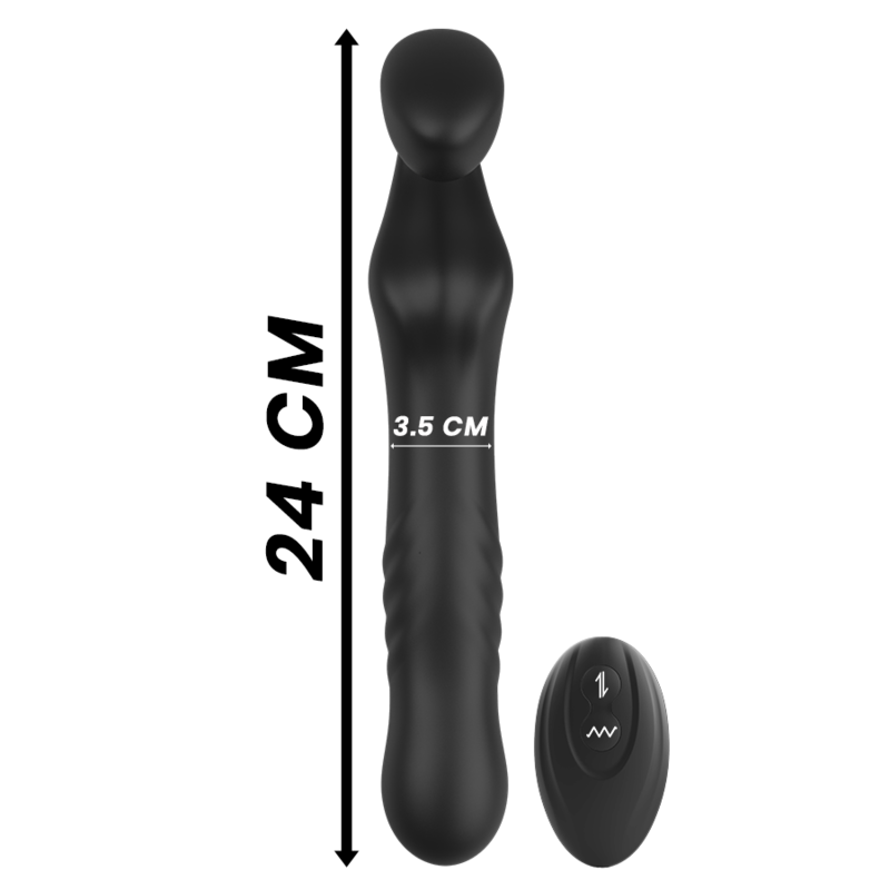 IBIZA - VIBRATEUR SANS SANGLE TÉLÉCOMMANDE UP & DOWN - Sensualia