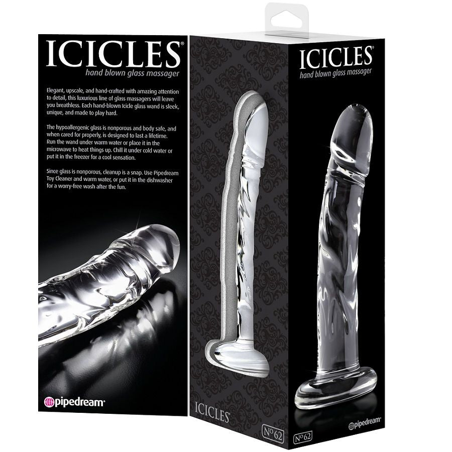 ICICLES - N. 62 MASSEUR EN VERRE - Sensualia