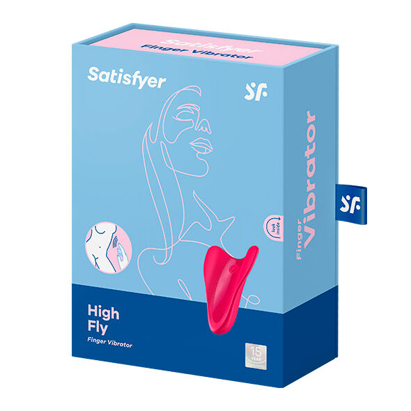 SATISFYER - VIBRATEUR DOIGTS HIGH FLY FUCHSIA - Sensualia