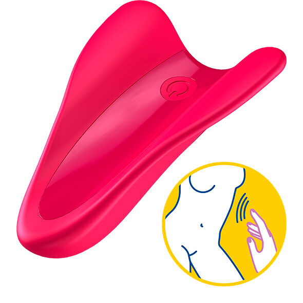 SATISFYER - VIBRATEUR DOIGTS HIGH FLY FUCHSIA - Sensualia