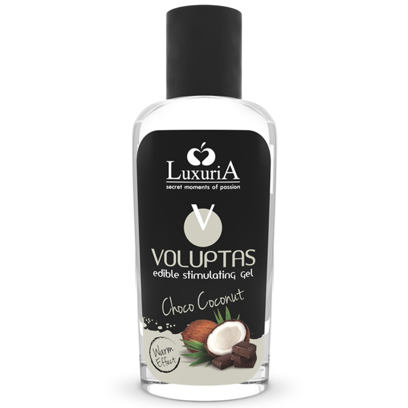 INTIMATELINE LUXURIA - VOLUPTAS GEL DE MASSAGE COMESTIBLE EFFET CHAUFFANT - NOIX DE COCO ET CRÈME 100 ML - Sensualia