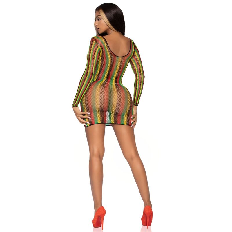 LEG AVENUE - RASTA MINI ROBE TAILLE UNIQUE - Sensualia