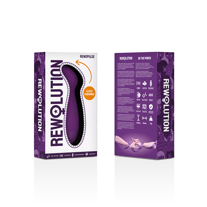 REWOLUTION - REWOPULSE VIBRATEUR FLEXIBLE STIMULATEUR DE POINT G - Sensualia