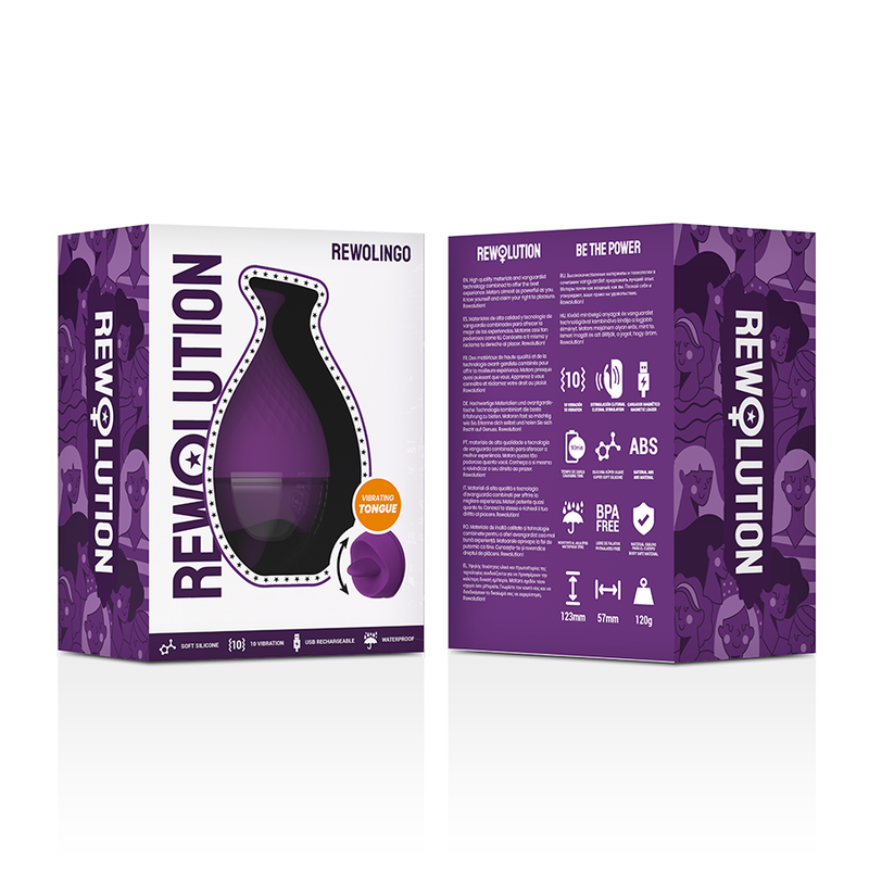 REWOLUTION - REWOLINGO VIBRATEUR AVEC LANGUE - Sensualia