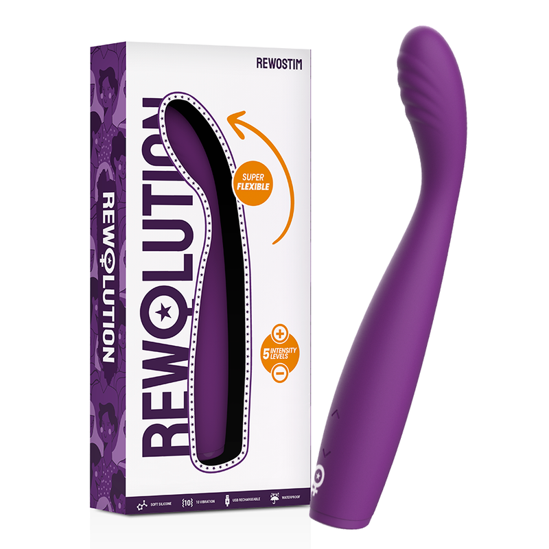 REWOLUTION - VIBRATEUR SOUPLE REWOSTIM - Sensualia