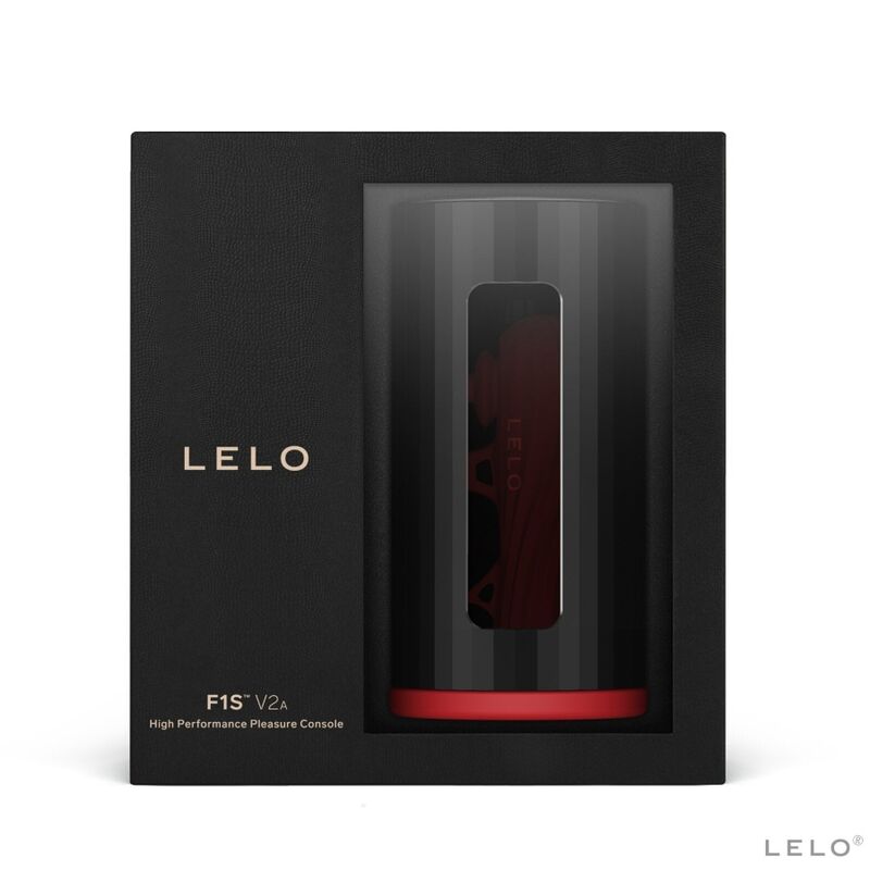LELO - MASTURBATEUR F1S V2 AVEC TECHNOLOGIE SDK ROUGE - NOIR LELO