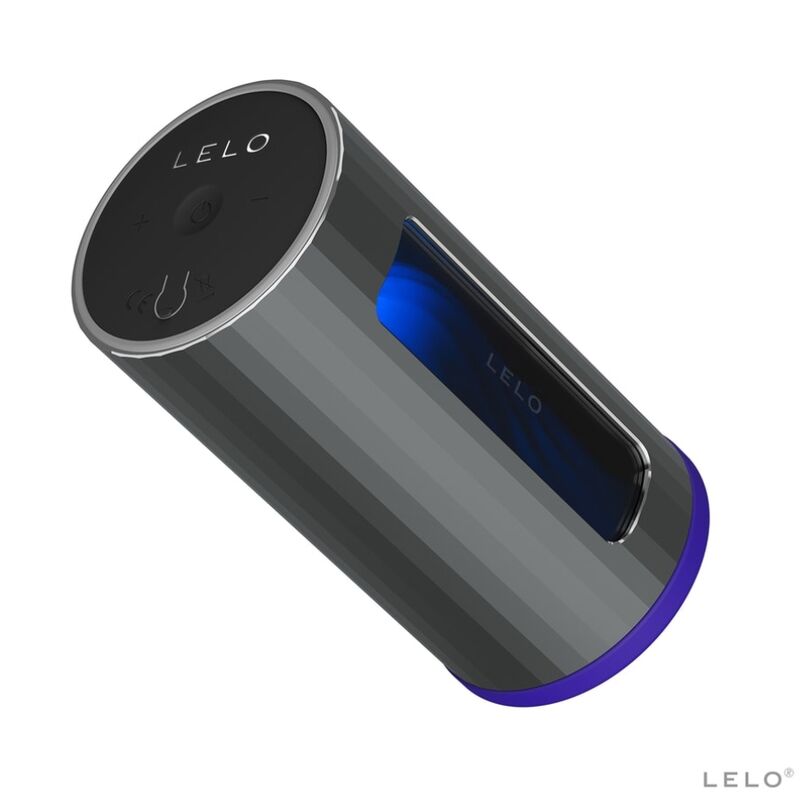 LELO - MASTURBATEUR F1S V2 AVEC TECHNOLOGIE SDK BLEU ET MÉTAL LELO