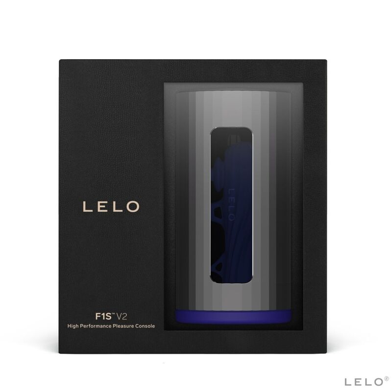 LELO - MASTURBATEUR F1S V2 AVEC TECHNOLOGIE SDK BLEU ET MÉTAL LELO