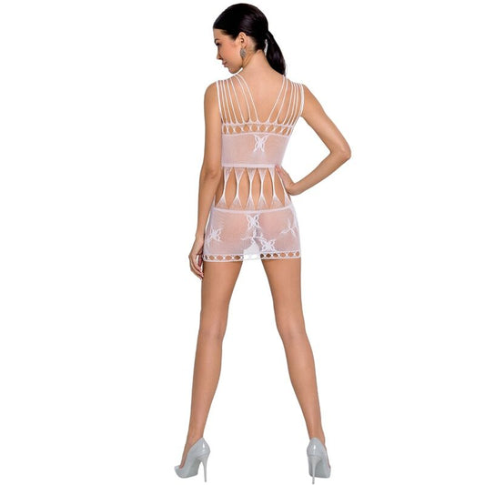 PASSION - FEMME BS090 BODYSTOCKING BLANC TAILLE UNIQUE - Sensualia