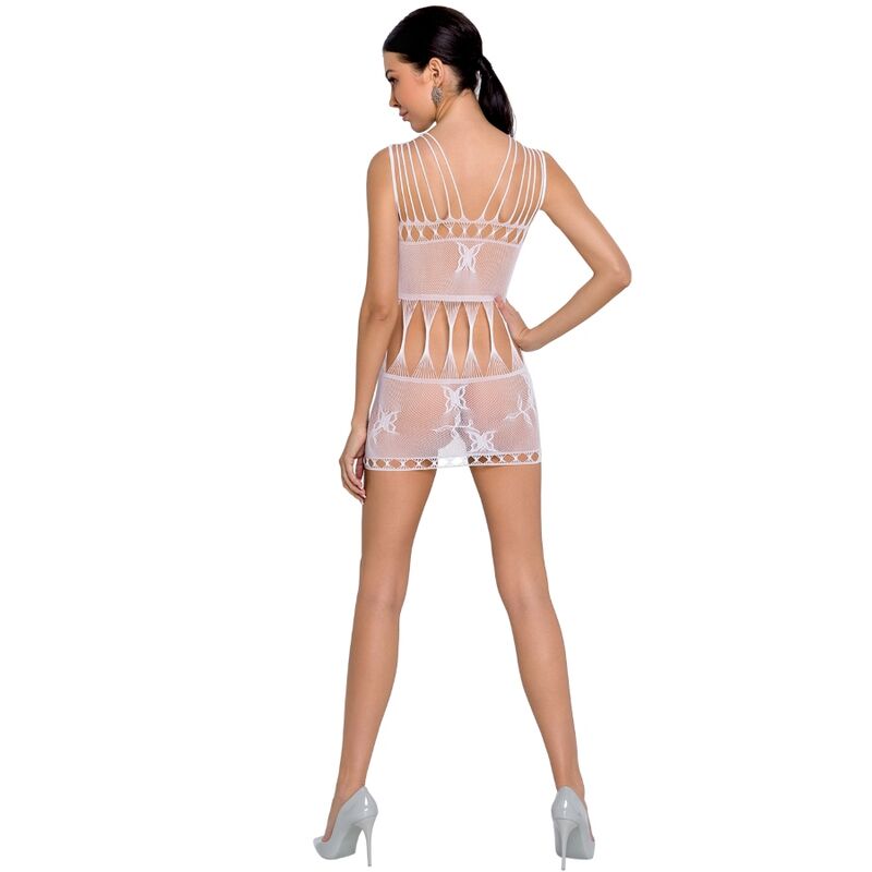 PASSION - FEMME BS090 BODYSTOCKING BLANC TAILLE UNIQUE - Sensualia