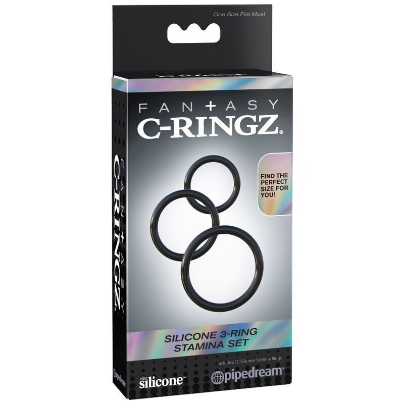 FANTASY C-RINGZ - SILICONE 3 ANNEAUX STAMINA SET - Sensualia