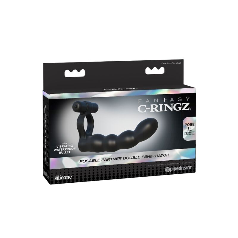 FANTASY C-RINGZ - PÉNÉTRATEUR DOUBLE POSABLE - Sensualia
