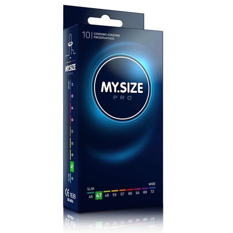 MY SIZE - PRO PRÉSERVATIFS 47 MM 10 UNITÉS - Sensualia