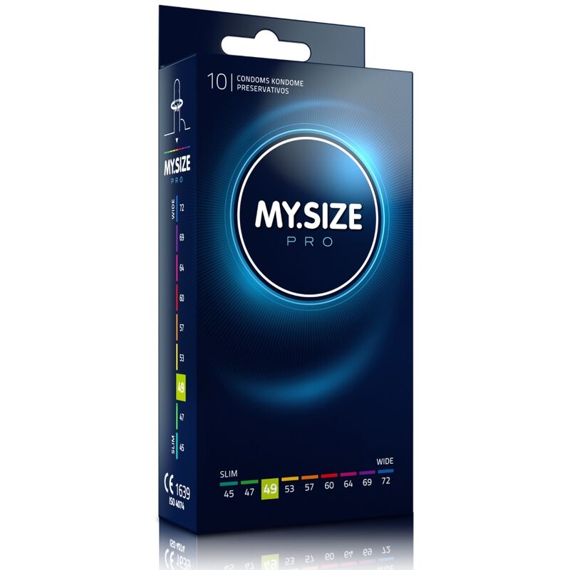 MY SIZE - PRO PRÉSERVATIFS 49 MM 10 UNITÉS - Sensualia