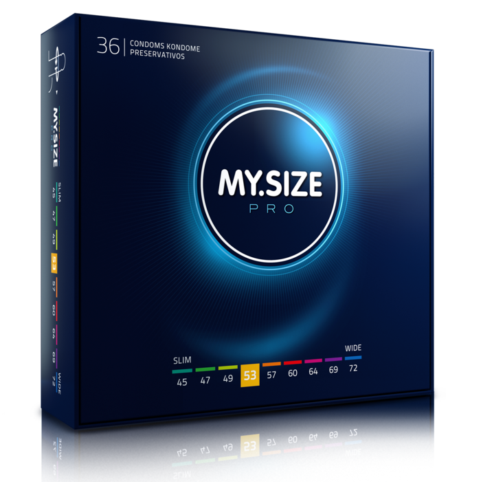 MY SIZE - PRO PRÉSERVATIFS 53 MM 36 UNITÉS - Sensualia