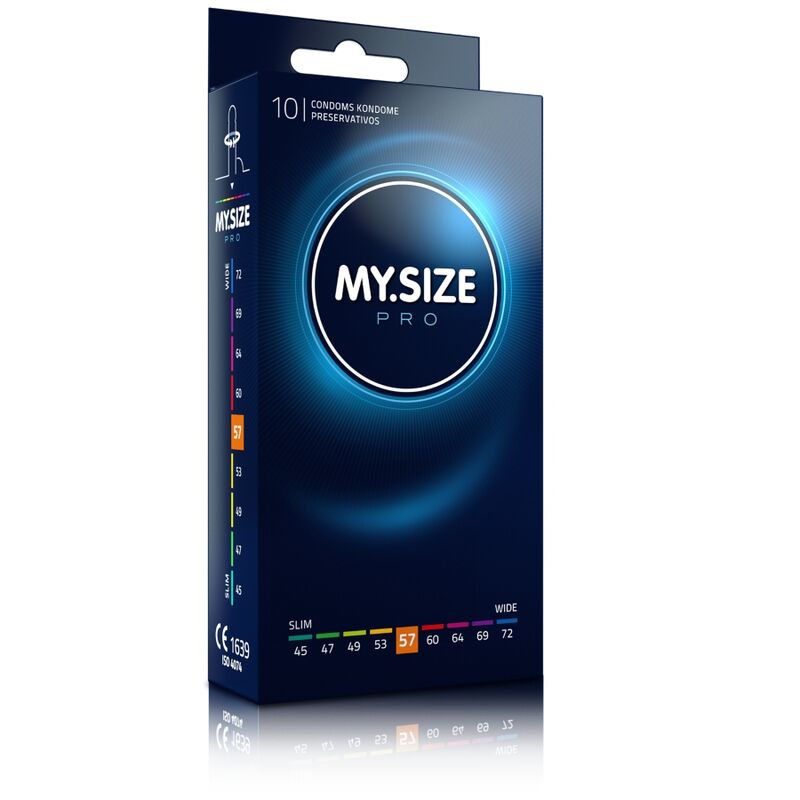 MY SIZE - PRO PRÉSERVATIFS 57 MM 10 UNITÉS - Sensualia