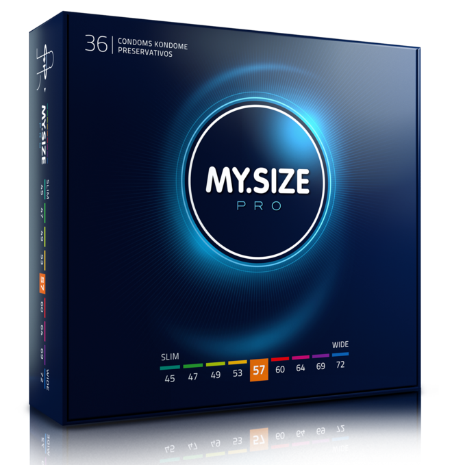 MY SIZE - PRO PRÉSERVATIFS 57 MM 36 UNITÉS - Sensualia