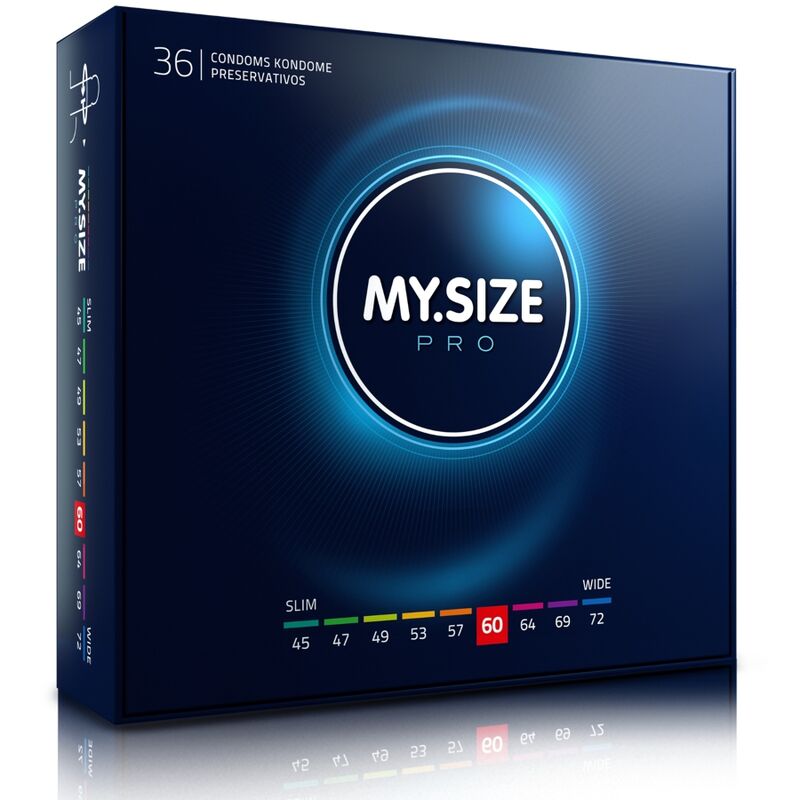 MY SIZE - PRO PRÉSERVATIFS 60 MM 36 UNITÉS - Sensualia