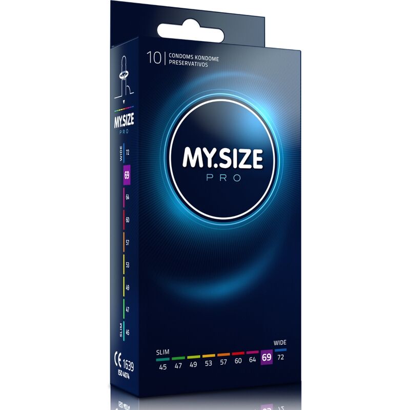 MY SIZE - PRO PRÉSERVATIFS 69 MM 10 UNITÉS - Sensualia