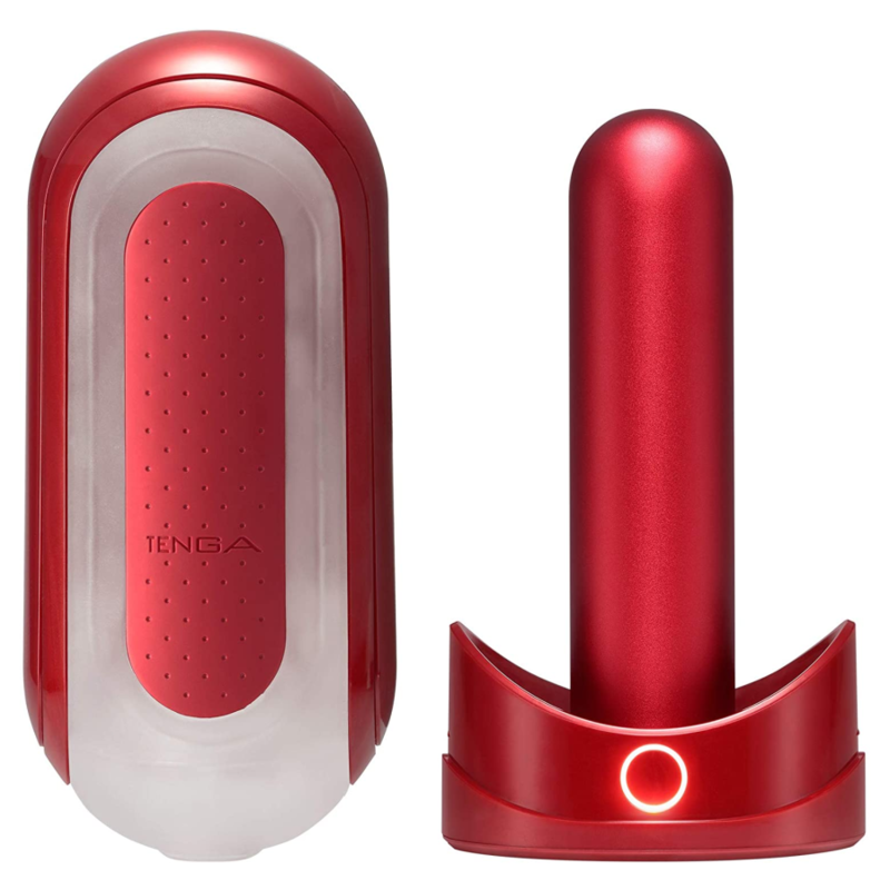 TENGA - FLIP 0 ZERO ROUGE AVEC CHAUFFAGE - Sensualia