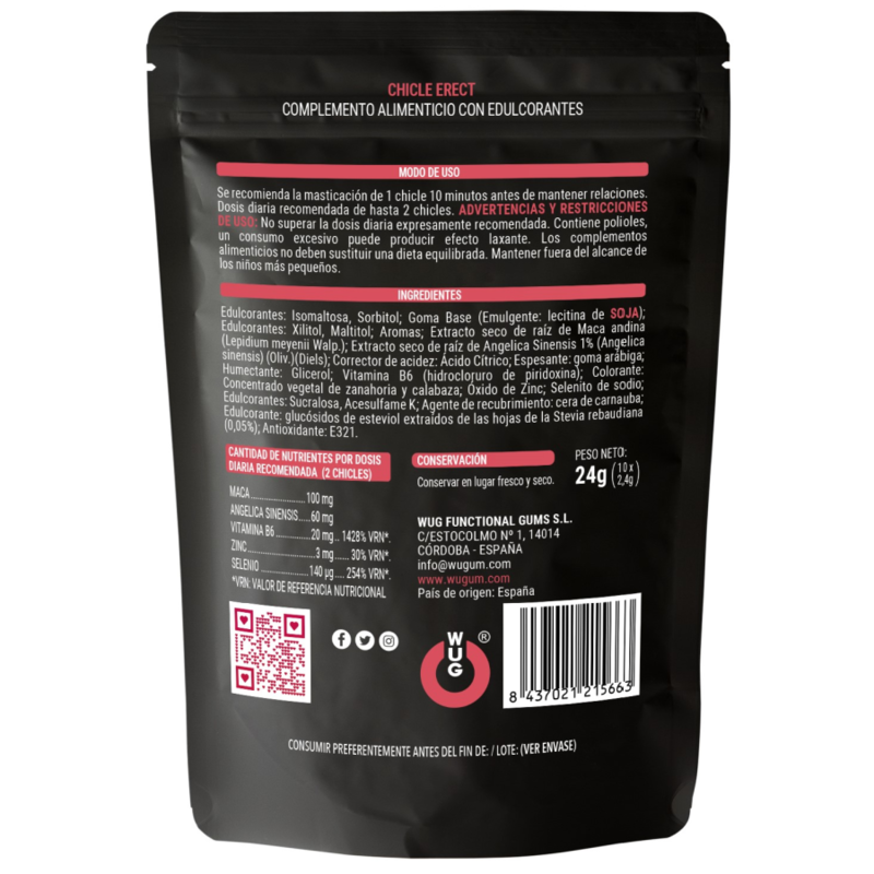 WUG SEX SENSE - ERECT ENHANCER 10 UNITS - Sensualia