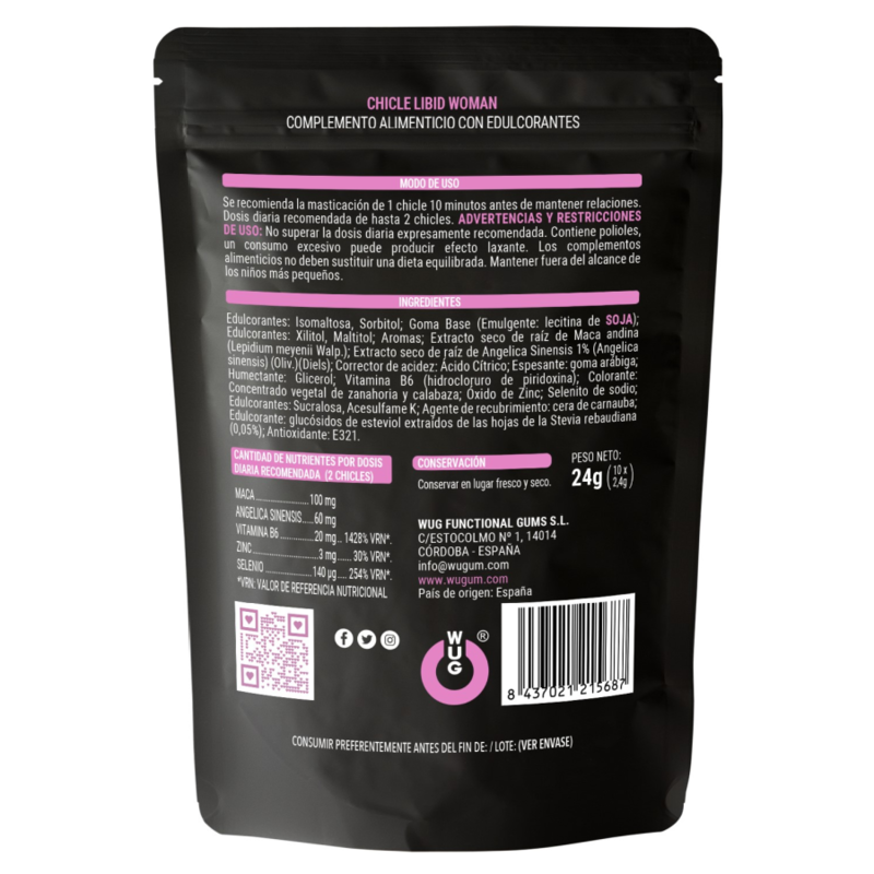 WUG SEX SENSE - LIBID WOMEN ENHANCER 10 UNITS - Sensualia