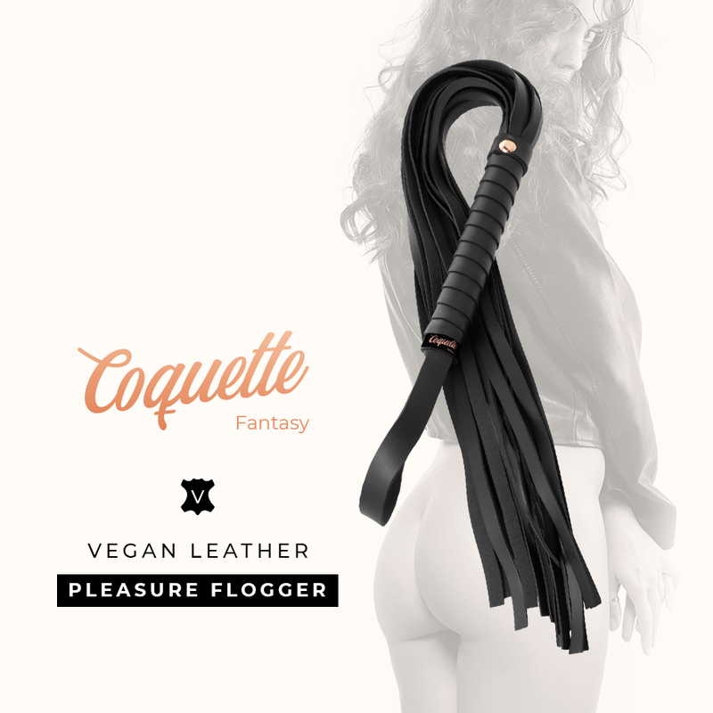 COQUETTE CHIC DESIRE - FOUET FANTAISIE EN CUIR VÉGAN - Sensualia