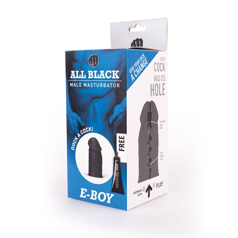ALL BLACK - MASTUBADEUR E-BOY - Sensualia
