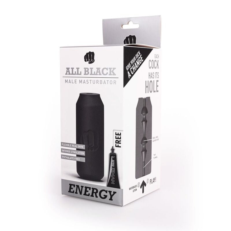 ALL BLACK - MASTURBATEUR ÉNERGIE - Sensualia