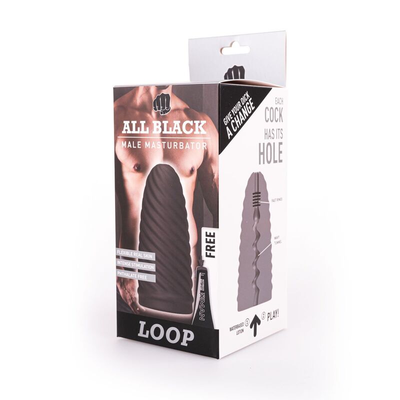 ALL BLACK - BOUCLE DE MASTURBATEUR MODÈLE 1 - Sensualia