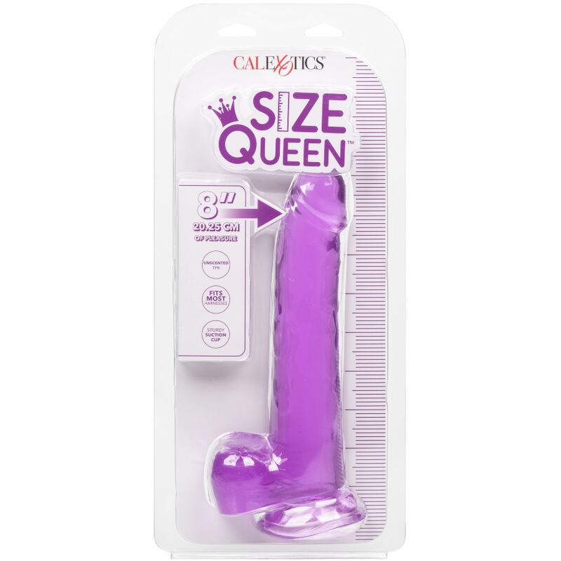 CALEXOTICS - GODE REINE TAILLE VIOLET 20.3 CM - Sensualia