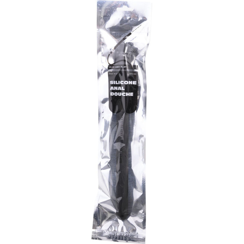 ALL BLACK - DOUCHE ANAL SILICONE 27 CM - Sensualia