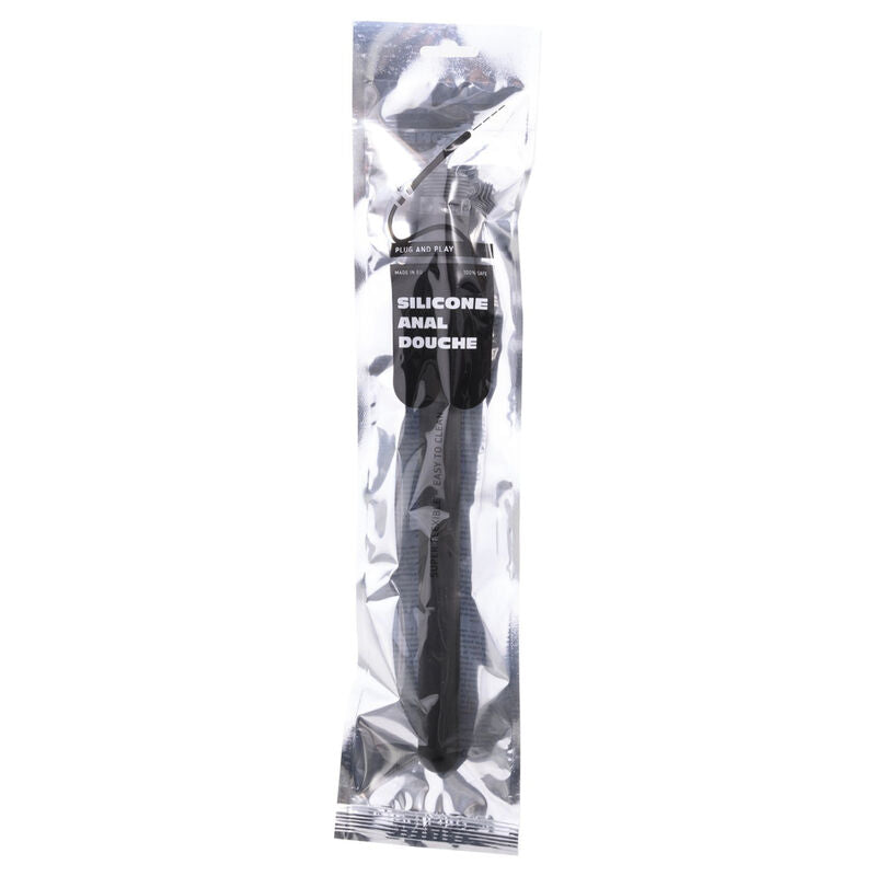 ALL BLACK - DOUCHE ANAL RÉTRACTABLE SILICONE 27 CM - Sensualia