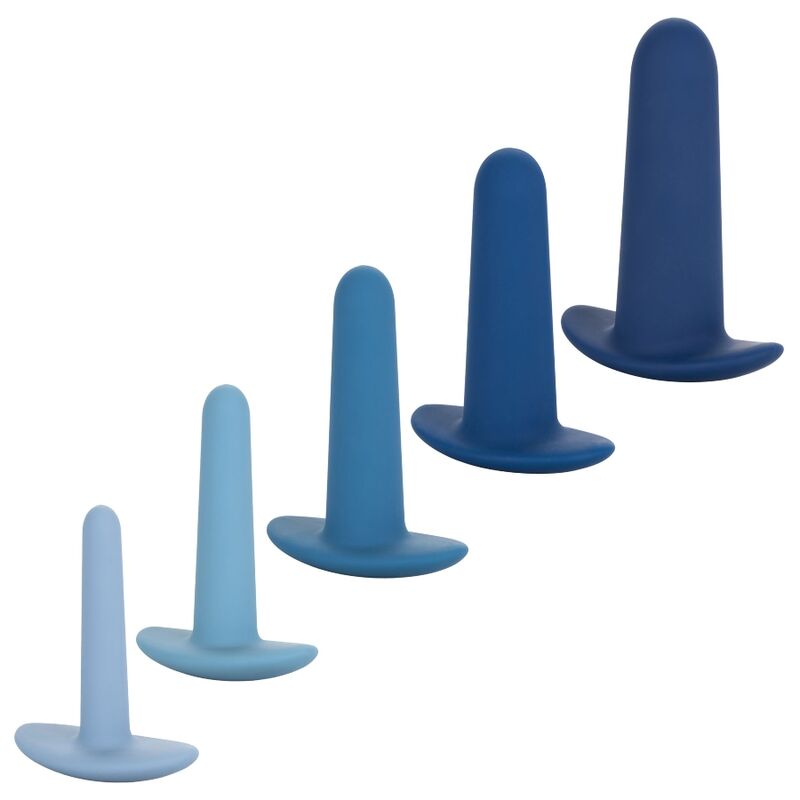CALEXOTICS - ENSEMBLE DENTRAÎNEMENT ANAL PORTABLE 5 PIÈCES - Sensualia