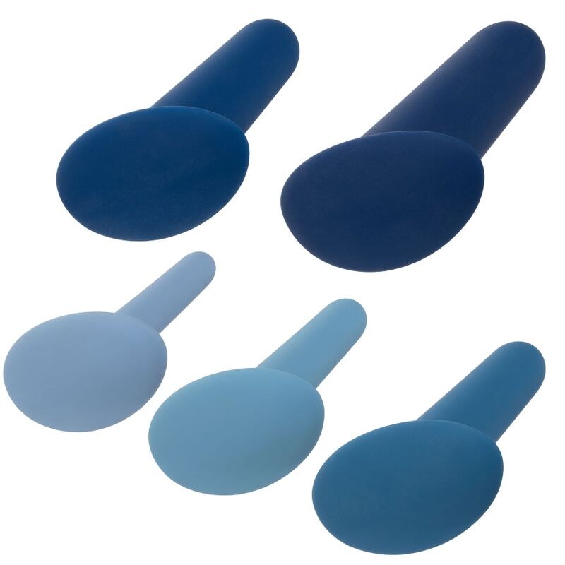 CALEXOTICS - ENSEMBLE DENTRAÎNEMENT ANAL PORTABLE 5 PIÈCES - Sensualia