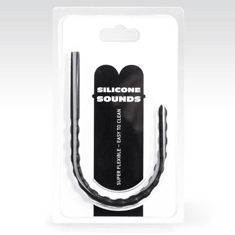 ALL BLACK - SONDE URÉTRALE EN SILICONE 8/10 MM - Sensualia