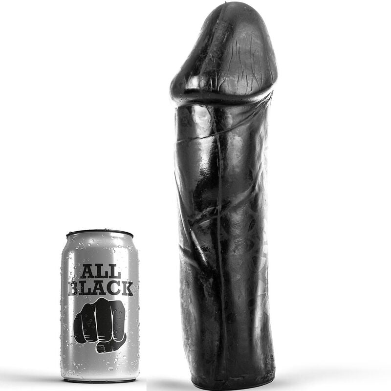 ALL BLACK - DONG 28 CM SANS TESTICULES - Sensualia