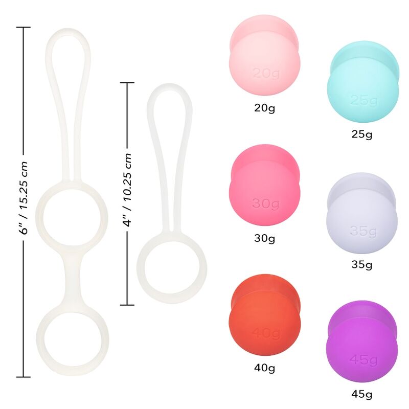 CALEXOTICS - ELLE-OLOGIE ENSEMBLE BOLAS KEGEL INTERCAMBIABLES - Sensualia