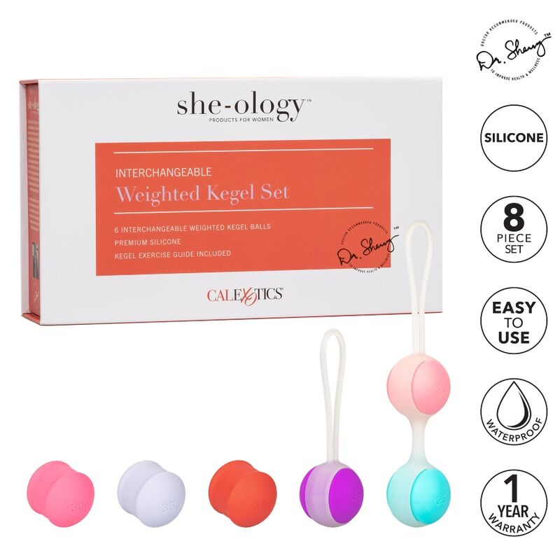 CALEXOTICS - ELLE-OLOGIE ENSEMBLE BOLAS KEGEL INTERCAMBIABLES - Sensualia