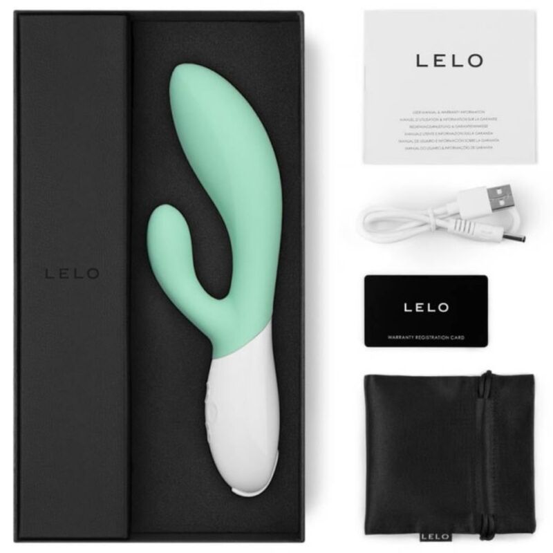 LELO - INA 3 VIBRATEUR VERT LAPIN LUXE AUX ALGUES - Sensualia
