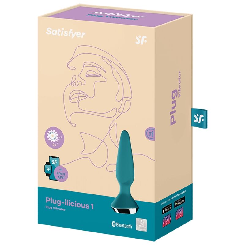 SATISFYER - VIBRATEUR PLUG ILICIOUS 1 PLUG VERT - Sensualia
