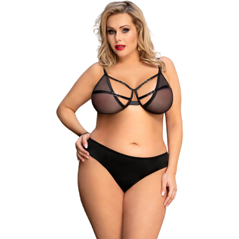 QUEEN LINGERIE - ENSEMBLE DEUX PIÈCES S/M - Sensualia