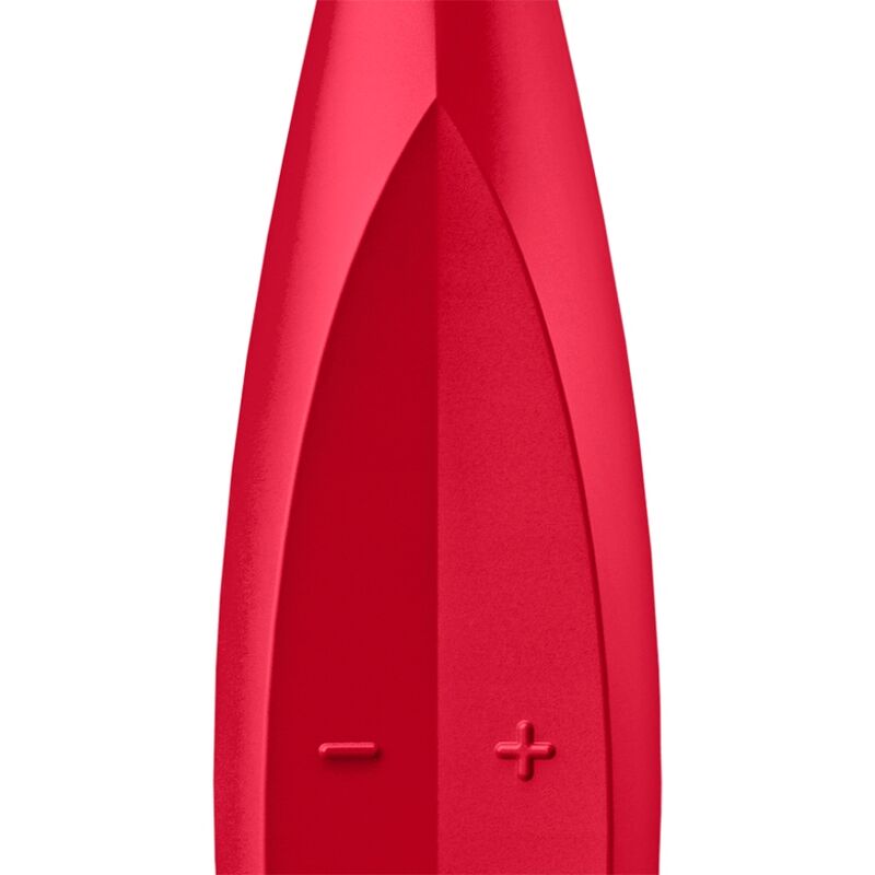 SATISFYER - VIBRATEUR TWIRLING FUN TIP ROUGE - Sensualia