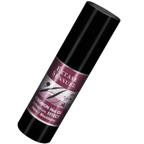 EXTASE SENSUAL - HUILE DE MASSAGE EFFET CHAUFFANT AUX PHÉROMONES DE MÛRE 30 ML - Sensualia