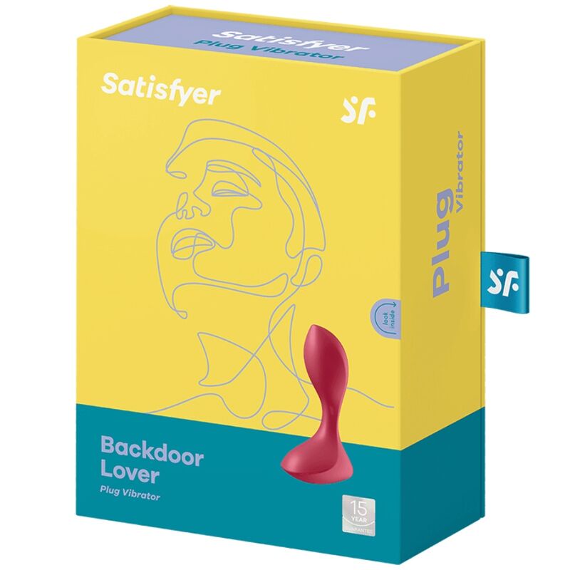 SATISFYER - BOUCHON VIBRANT BACKDOOR LOVER ROUGE - Sensualia