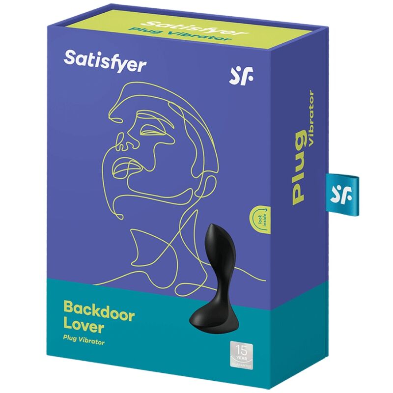 SATISFYER - BOUCHON VIBRANT BACKDOOR LOVER NOIR - Sensualia