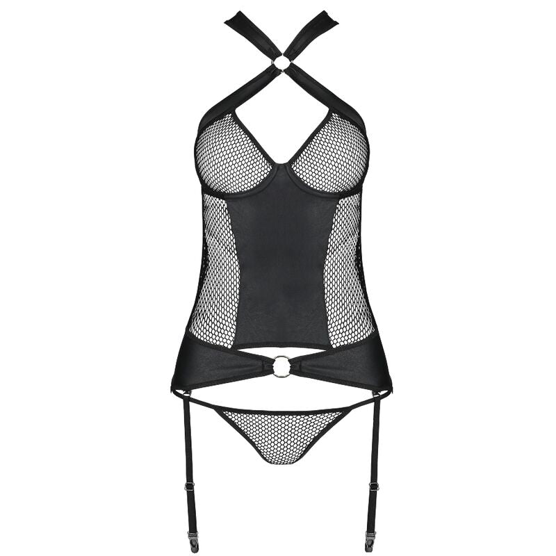 PASSION - AMANDA CORSET EN CUIR ÉCOLOGIQUE S/M - Sensualia