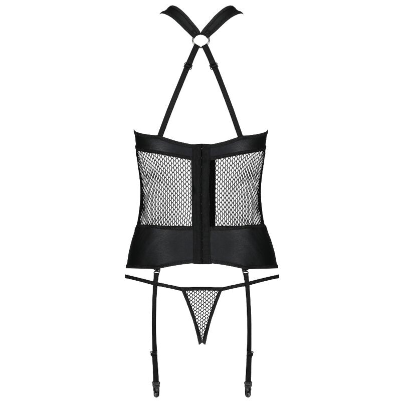 PASSION - AMANDA CORSET EN CUIR ÉCOLOGIQUE S/M - Sensualia