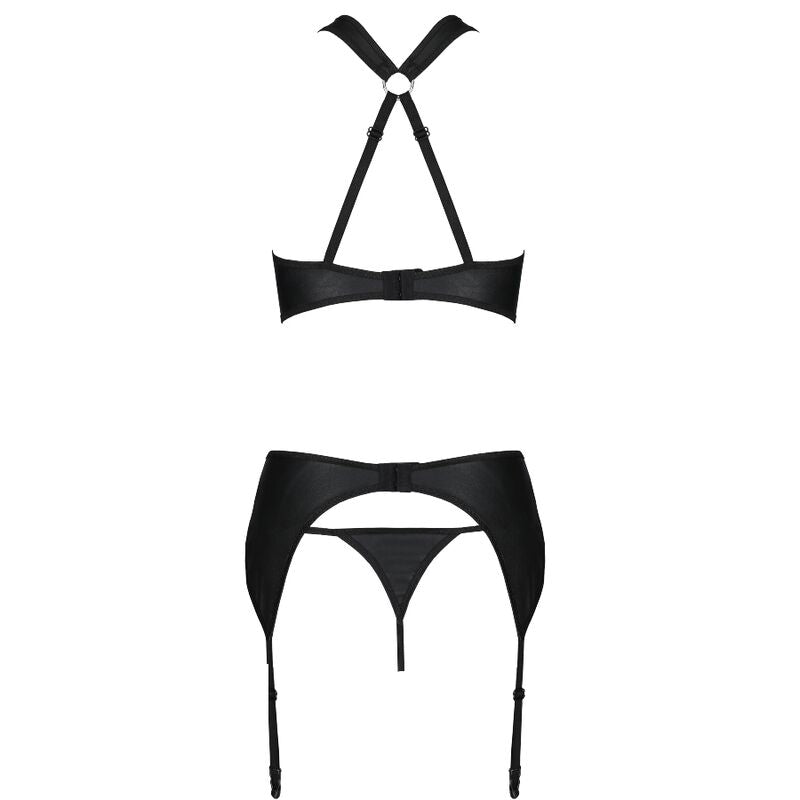 PASSION - ENSEMBLE CUIR ÉCOLOGIQUE AMANDA S/M - Sensualia