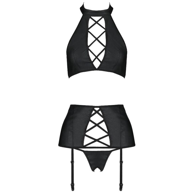 PASSION - NANCY SET CUERO ECOLOGICO L/XL - Sensualia